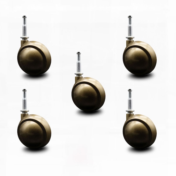Service Caster 2.5 Inch Windsor Antique Metal Ball Caster - Grip Neck Stem - SCC, 5PK SCC-GN01S25-DCS-WA-5 - main